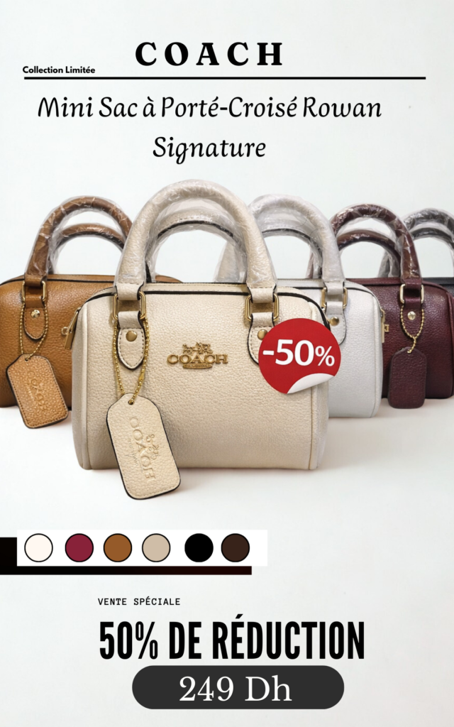 mini sac à porté‑croisé coach