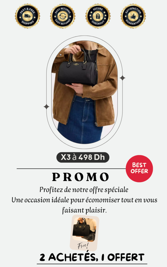 mini sac à porté‑croisé coach